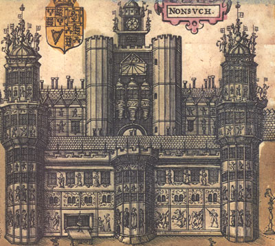 John Speed, 1610. Nonsuch Palace.