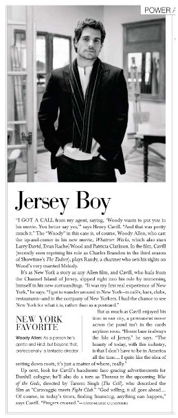 Henry Cavill in Gotham Magazine june/july 09