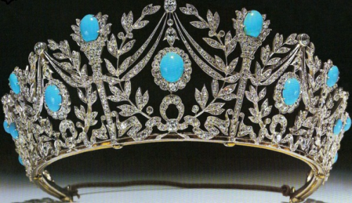 More British Royal Tiaras - Persian Turquoise Tiara