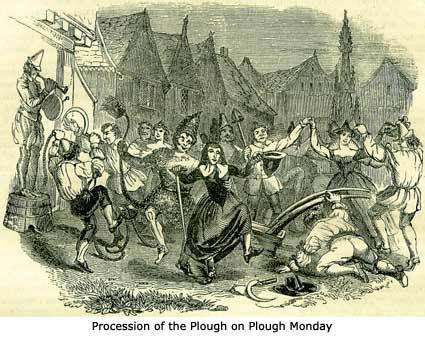 The Procession of the Plough on Plough Monday