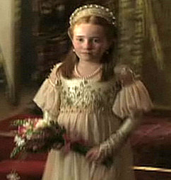 Princess Elizabeth Tudor as played by Claire MacCauley