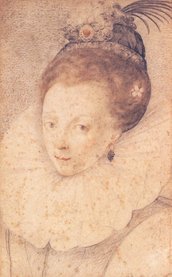 Elizabeth I, Colored Drawing