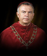 Cardinal Thomas Wolsey played by Sam Neill