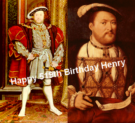 Henry VIII Birthday