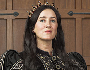 Maria Doyle Kennedy plays Queen Katherine of Aragon in The Tudors