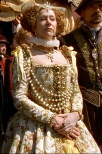 Helen Mirren as Elizabeth Tudor in Elizabeth I