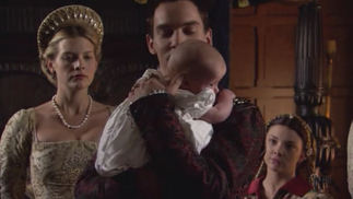 henry holds baby elizabeth