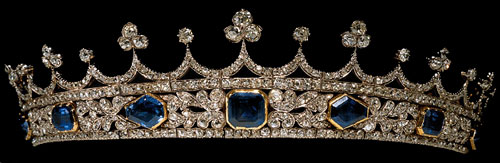 Diamond and Sapphire Tiara of Queen Victoria