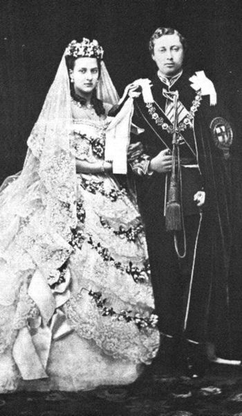 HRH Princess Alexandra of Denmark and HRH Prince of Wales