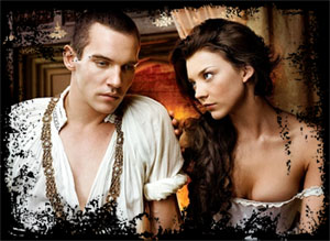 Anne Boleyn (Natalie Dormer) and King Henry VIII (Johnathan Rhys Meyers) in Showtime's The Tudors