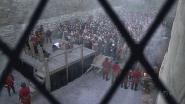George's execution from Anne's window