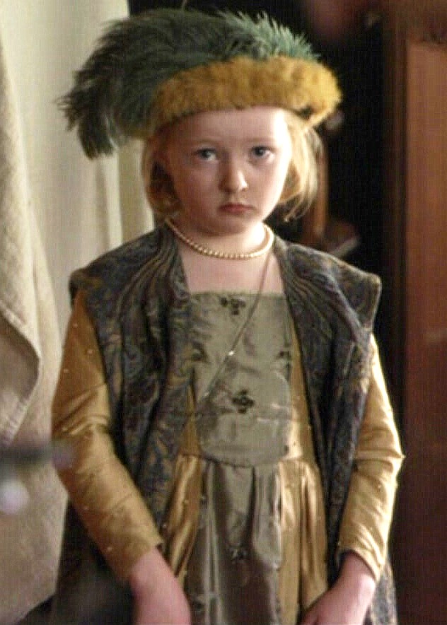 Princess Elizabeth as played by Kate Duggan