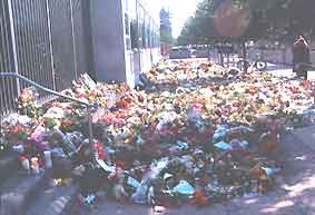 WTC Memorial flowers