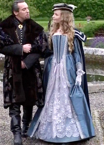 Katherine Howard as played by Tamzin Merchant with JRM as King Henry VIII