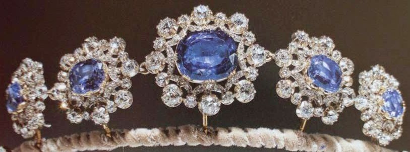 More British Royal Tiaras - The Kent-Cambridge Sapphire Tiara/Necklace