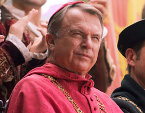 Sam Neill as Cardinal Thomas Wolsey in The Tudors