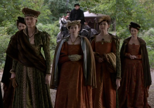 Catherine Parr's ladies-in-waiting costumes