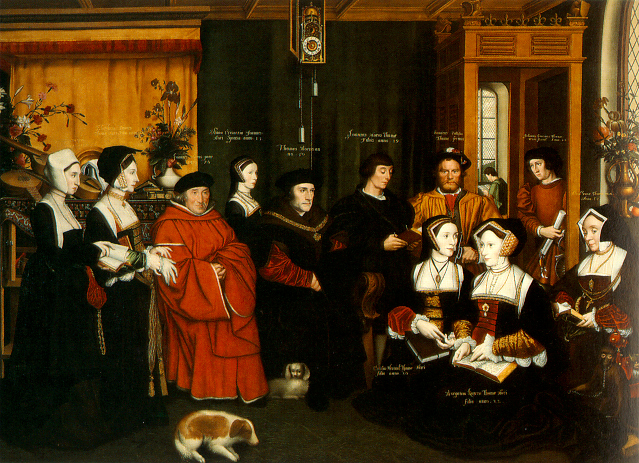 Family portrait of Sir Thomas More by Hans Hilbein