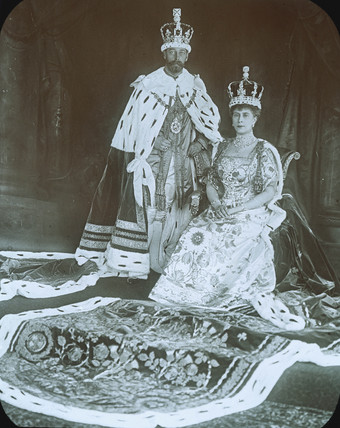 Coronation Portrait of King George V and Queen Mary