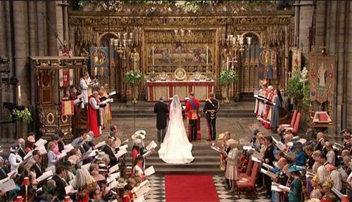 Royal Wedding in Westminster Abbey