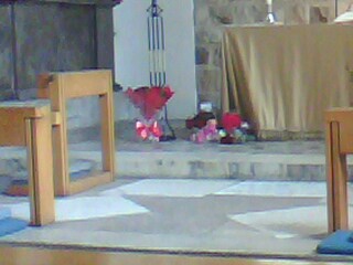 May 19, 2011 - Anne Boleyn's grave marker and the roses