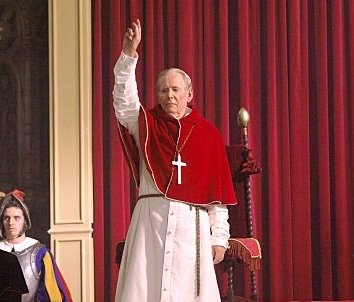 Pope Paul III as played by Peter O'Toole