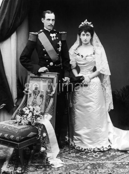 Princess Maud, Queen of Norway and Haakon VII of Norway on 22 July 1896