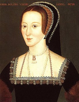 the most famous portrait of Anne Boleyn; at the NPG, London