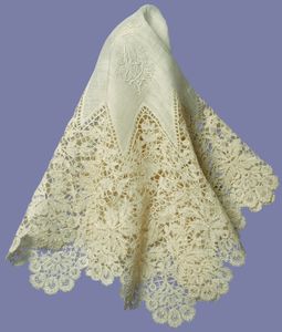 Handkerchief used by Princess Victoria Mary of Teck on her wedding day 1893