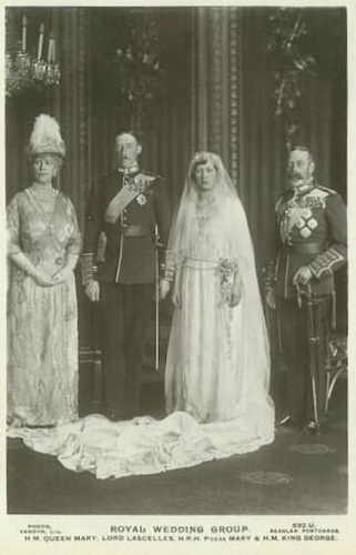HRH Princess Mary, Princess Royal marriage to the Earl of Harewood on 28 February 1922