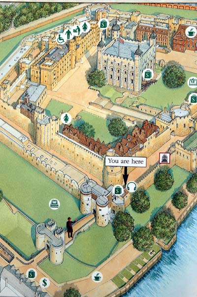 The tower of London Map