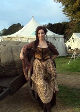 Donna Lyons as a 16th century prostitute