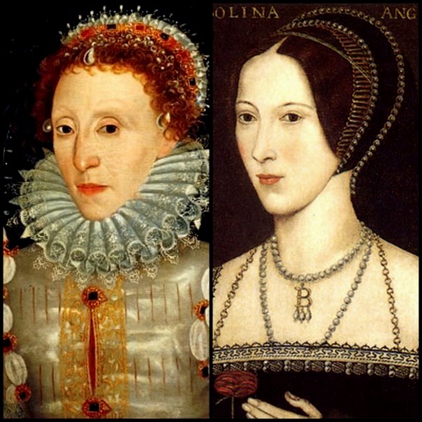 Elizabeth I and Anne Boleyn