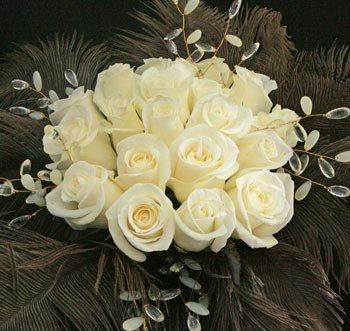 Pure devotion white roses