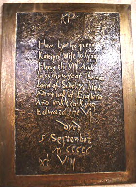 Catherine Parr's gravesite