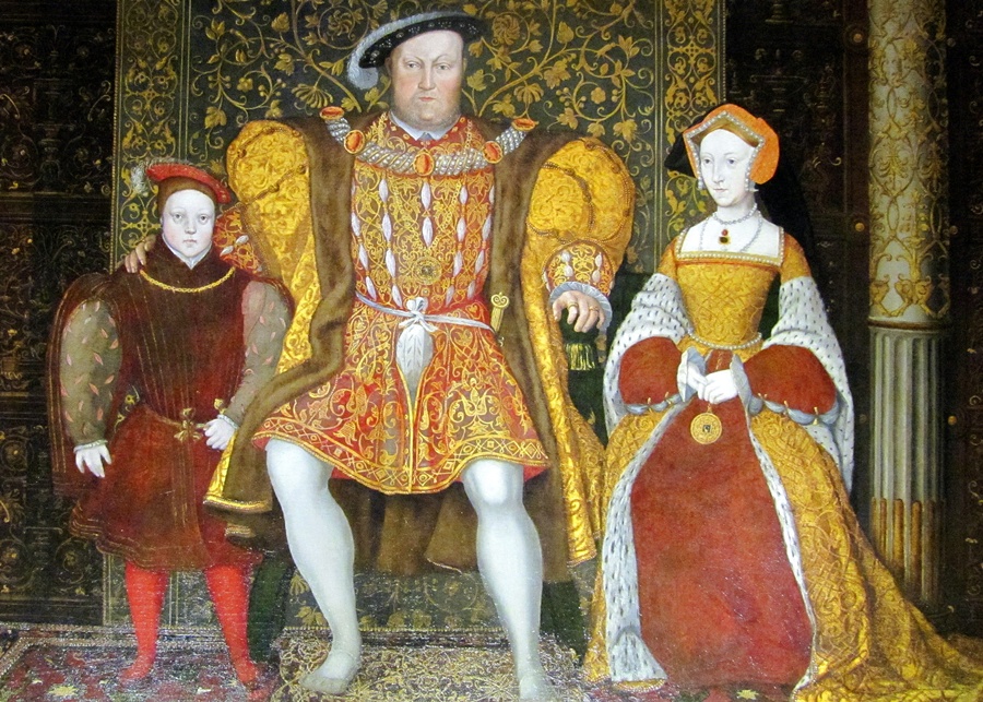 Henry, Jane and son Edward 1545