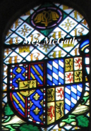 Anne of Cleves Hampton Court Window - Burgundy and Bavaria arms © Meg McGath