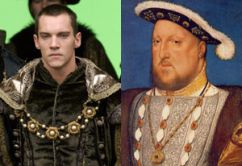King Henry VIII in The Tudors and in a portrait