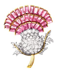 Cartier Thistle Brooch - The Duchess of Windsor Collection