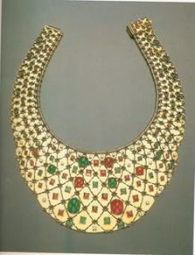 White gold, emerald bib - The Duchess of Windsor Collection