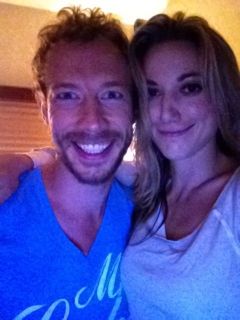 Kris Holden Ried with Zoe