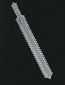 Van Cleef diamond zipper bracelet -- The Duchess of Windsor Collection