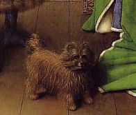 Terrier in painting