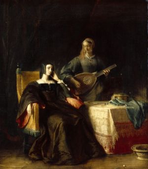 Katherine and Lady in Waiting