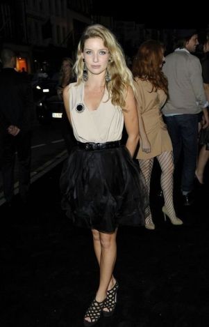 Annabelle Wallis - [August 09] Fashion's Night Out at the Armani Sto