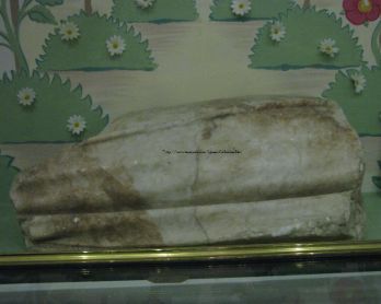 Catherine Parr -- piece of her original marble tomb