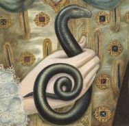 Snake in Elizabeth's painting