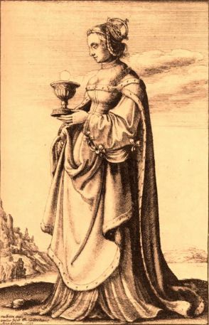 Anne as St. Barbara
