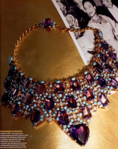 Cartier Amethyst bib -- The Duchess of Windsor Collection