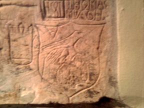 Tower of London carving of Anne's Badge
